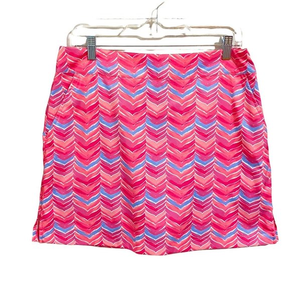 Vineyard Vines Pants - Vineyard Vines Whale Tail 17” Pink Print Skort Skirt Golf Tennis Women’s Sz 8